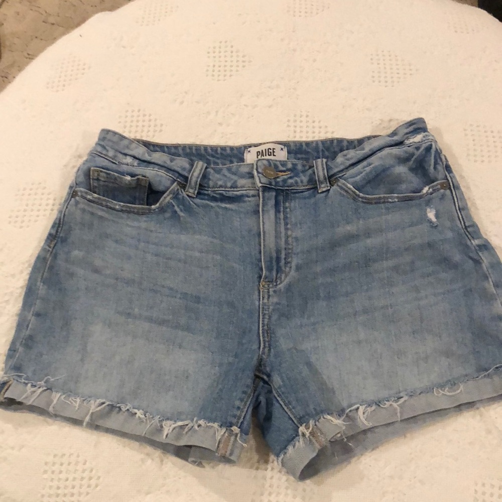 Paige denim shorts 29